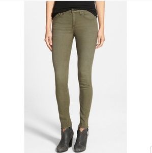 Rag & Bone Green Skinny Jean